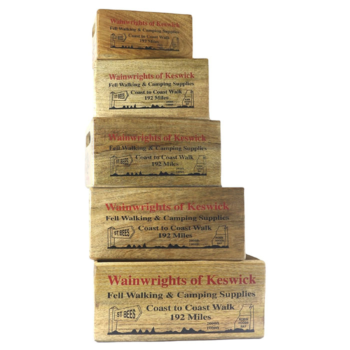 Set Of 5 Mango Wood Wainwrights Of Keswick Crates